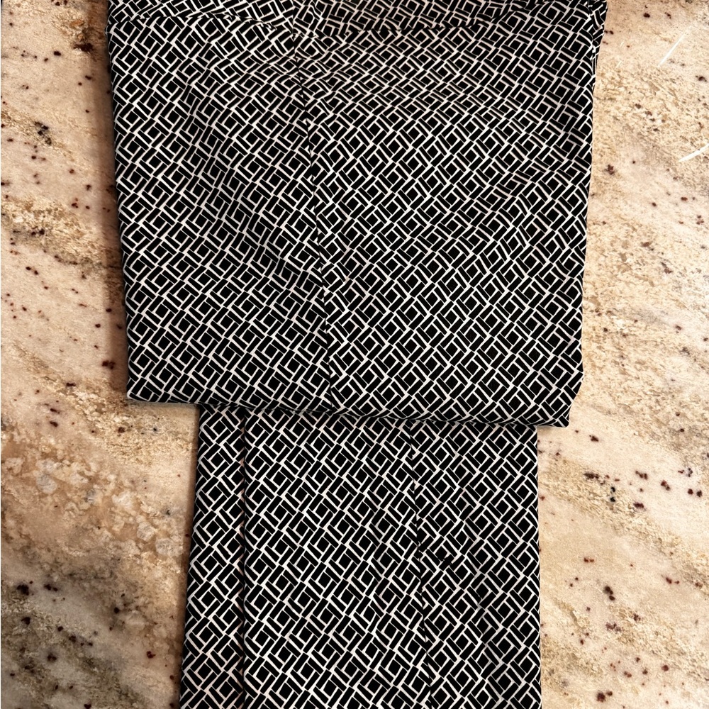 Black and White, stretchy work pants